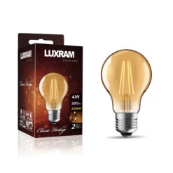 Classic Vintage 4W Amber E27 LED Bulb
