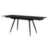 Nero Black & Bronze Extending Sintered Stone Dining Table