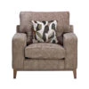 Filton Latte Fabric Armchair