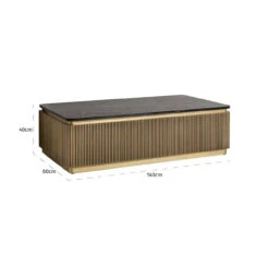 Ivette Gold Coffee Table -Housingunits 170acb963b0fb7c5a852752d9e23a8a1