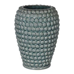 Blue Bobble Vase