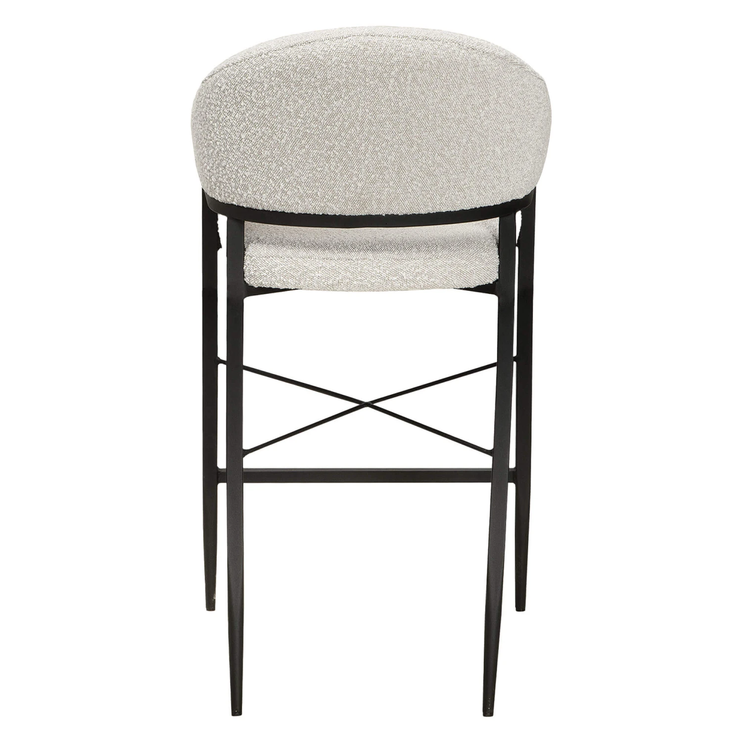 Rosita Cream Boucle Fabric Counter Bar Stool 3 Rosita Cream Boucle Fabric Counter Bar Stool - Image 3