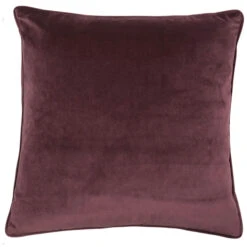 Luxe Aubergine Velvet Cushion