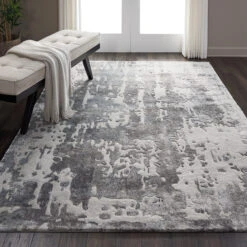 Prismatic 351 X 259cm Silver Grey Rug