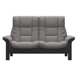 Stressless Buckingham 2 Seater Recliner Sofa In Paloma Silver Grey – Quickship