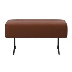 Stressless Stella Medium Ottoman In Paloma Copper Leather & Matt Black -Housingunits 195d7d946042dafe22dd9c34c8d0528f 1