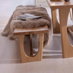 Arden 155cm Natural Oak Dining Bench -Housingunits 19f00d5501dcb0be905644288e3c09c0