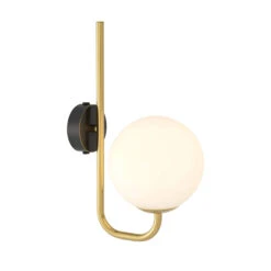 Eichholtz Lipari Black & Gold Wall Lamp