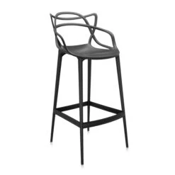 Kartell Masters Bar Stool In Black