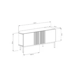 Frank Olsen Iona 1200 White Corner TV Stand -Housingunits 1aa1ab170692312e67358c4510e1c10c 1