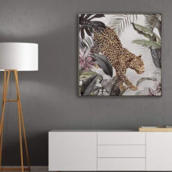Cheetah Jungle Canvas Art