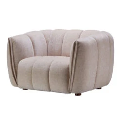 Claudia Cream Fabric Armchair -Housingunits 1b357dbaa902d07a809e18fc743f1205