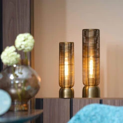 Lezuza Antique Bronze 49.5cm Wire Table Lamp