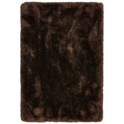 Plush Shaggy Dark Chocolate 160cm X 230cm Rug