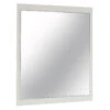 Rosso High Gloss White Wall Mirror