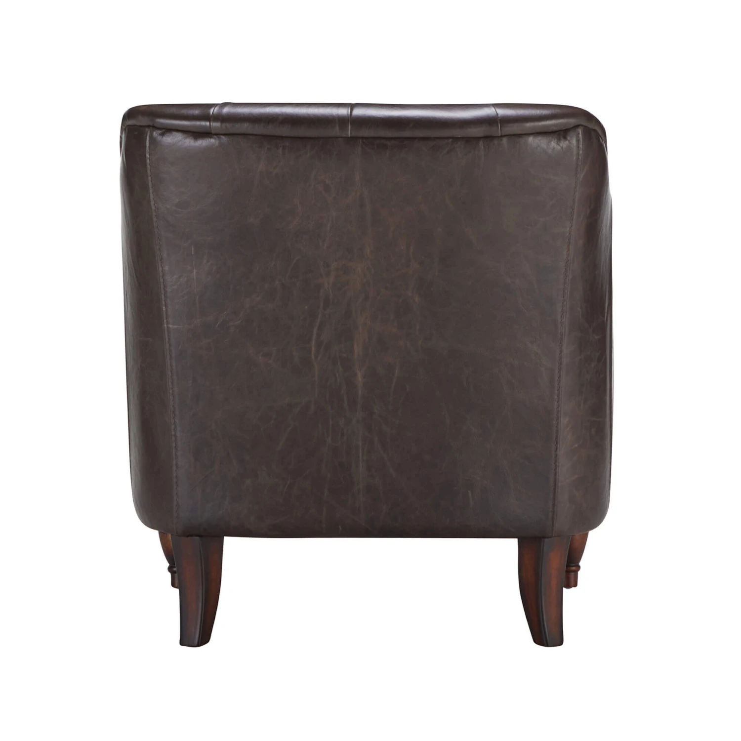 At The Helm Henson Dark Brown Leather Accent Chair 4 At The Helm Henson Dark Brown Leather Accent Chair - Image 4
