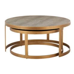 Stellar Set Of 2 Grey Shagreen Coffee Tables 9 Stellar Set Of 2 Grey Shagreen Coffee Tables -Housingunits 1df38e4cd7f2ca9f8ea8c624c28a2232