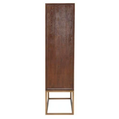 Olivia James Hemingway Mahogany Oak & Gold 2 Door Bar Cabinet 14 Olivia James Hemingway Mahogany Oak & Gold 2 Door Bar Cabinet -Housingunits 1e3963d5ea985fc87af82691d3a9f81c