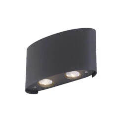 Refract Anthracite LED 4 Light Wall Lamp -Housingunits 1e3c8702b710cccd46b6a7566911a7e4