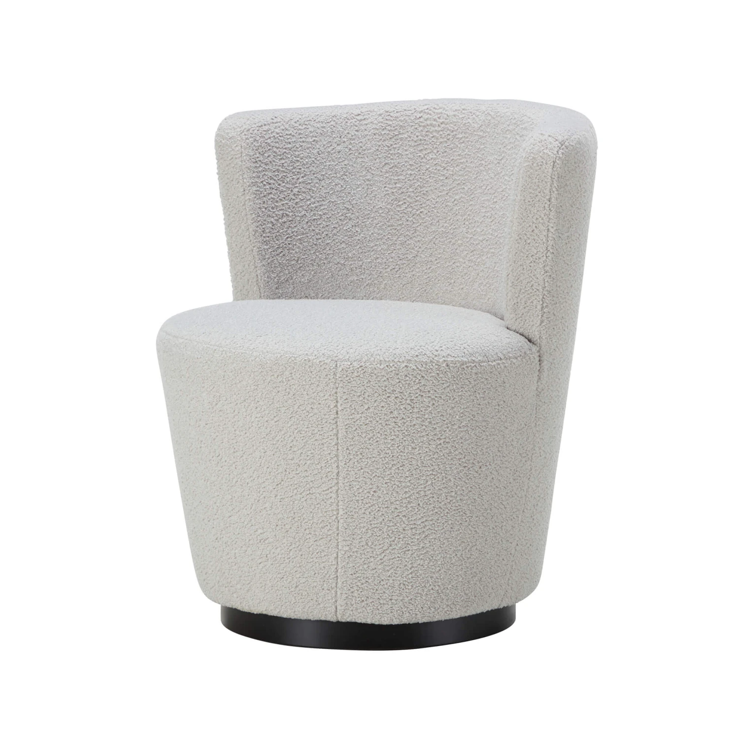 Matilde Ivory Boucle Fabric Swivel Chair 1 Matilde Ivory Boucle Fabric Swivel Chair