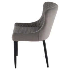 Rossini Extending Dining Table And 6 Toby Light Grey Velvet Dining Chairs -Housingunits 1e900201992ec93a390383dccbfbafce