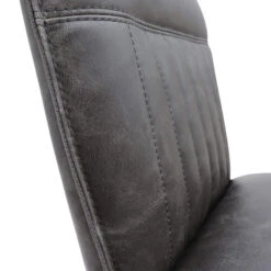 Clarence Grey Faux Leather Counter Bar Chair -Housingunits 1ee7fc52a6488476cb8e69975bb723f6