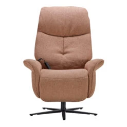 Himolla Loona Large Brown Fabric Electric Recliner Chair