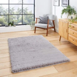 Super Teddy Grey Rug Collection