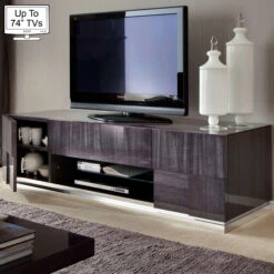 Monza High Gloss TV Stand For Up To 74" TVs