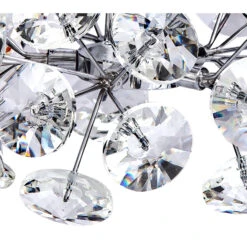 Avezza Chrome Crystal 5 Light Pendant Light -Housingunits 1f63f212c15c434218c2a1fd8c1b1d12