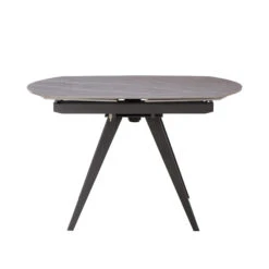 Allegri Extending Dining Table With 4 Perla Grey Boucle Dining Chairs -Housingunits 2055c571418d1bdf35c34ba216e155cf