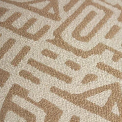 Samos Nougat & Toffee Woven Jacquard Boucle Cushion -Housingunits 207561aaf5480a4251295fd66ac6b085