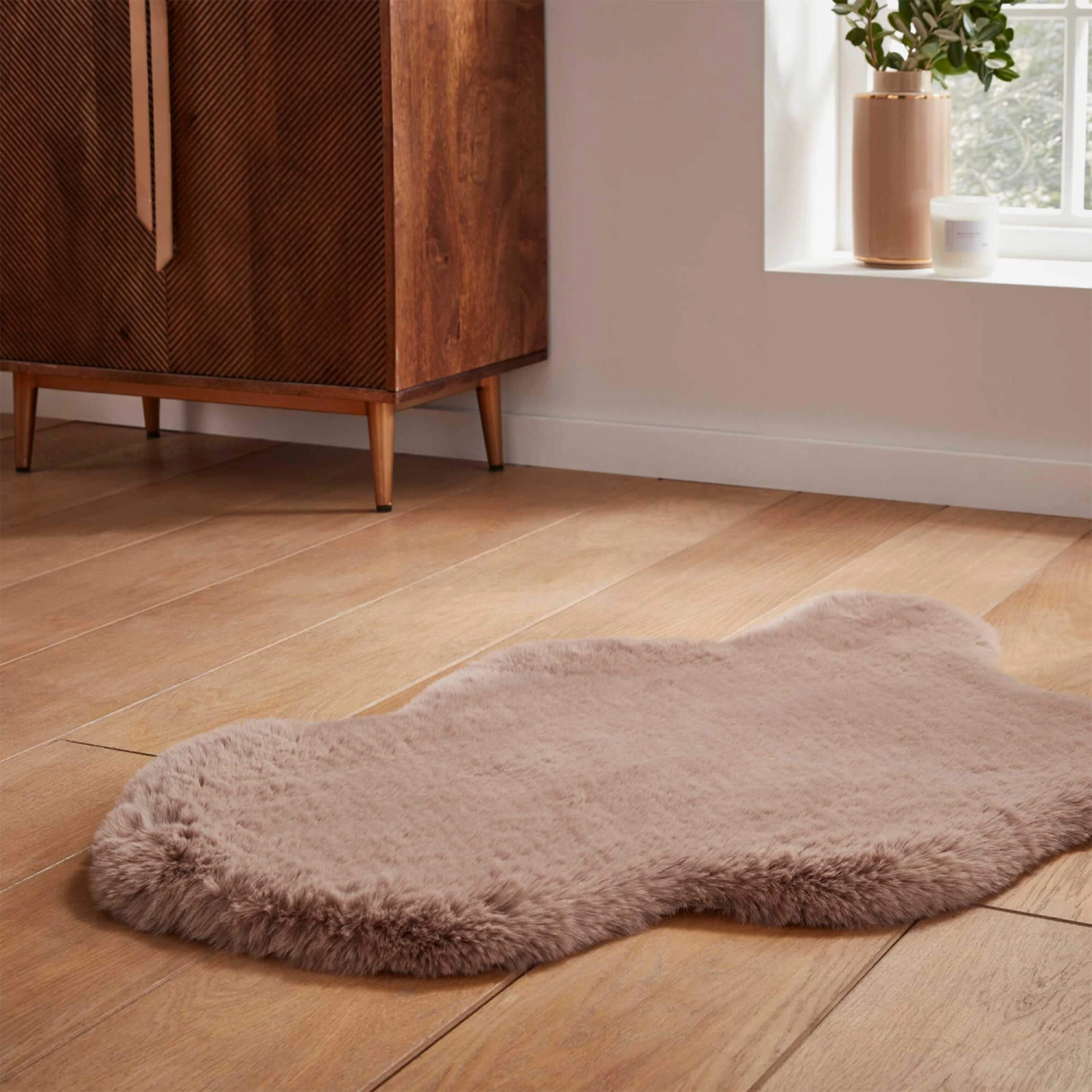 Super Teddy Mink Single Sheepskin Rug 2 Super Teddy Mink Single Sheepskin Rug - Image 2