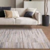 Anders Stripe Gold & Grey 200cm X 300cm Rug