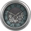 Libra Palladium Mini Dials Silver Clock