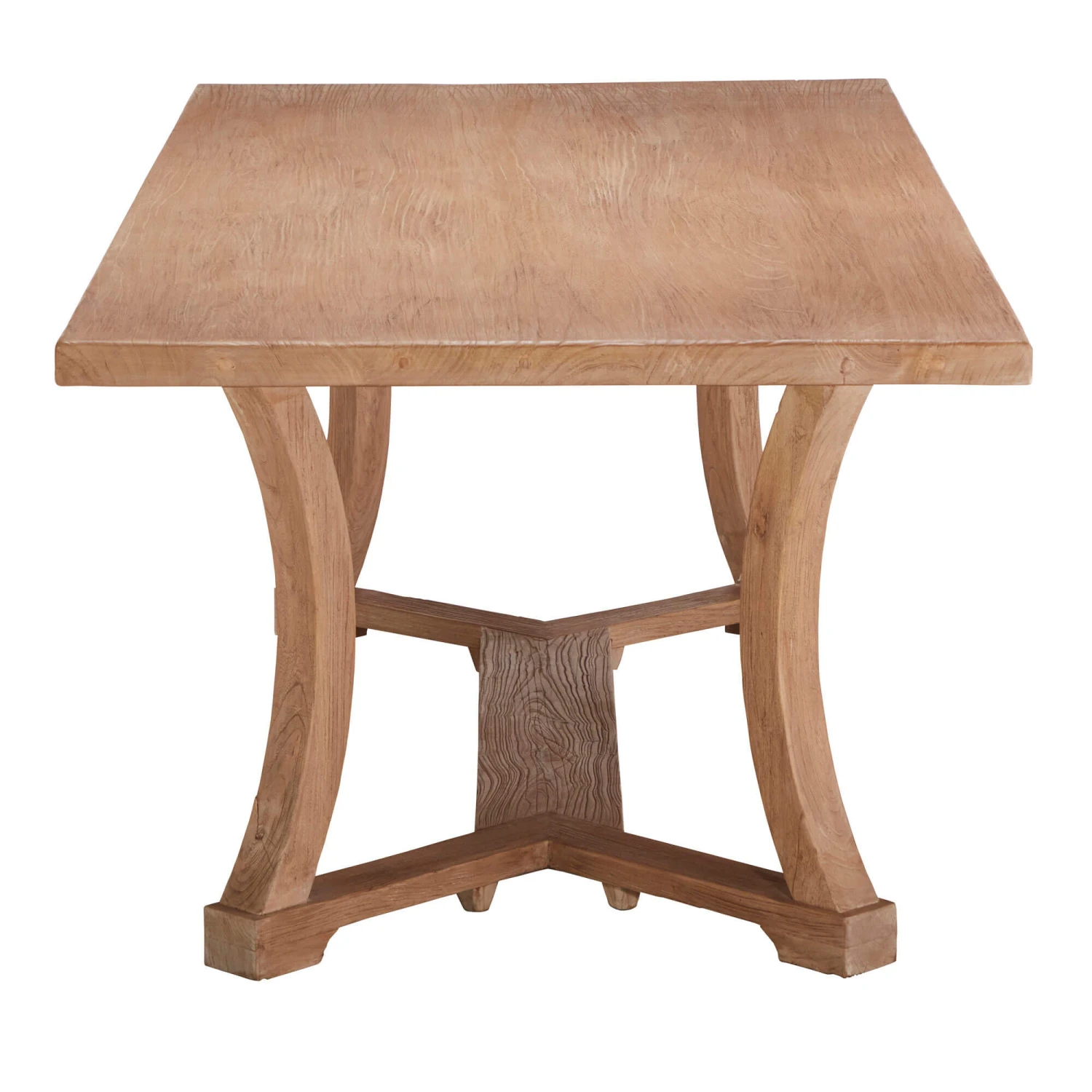 Linea 240cm Elm Wood Dining Table 4 Linea 240cm Elm Wood Dining Table - Image 4