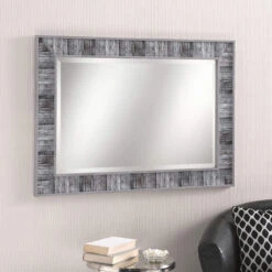 Rustic Grey Mirror