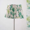 Designers Guild Kyoto Flower Emerald Green 16 Inch Pleated Shade