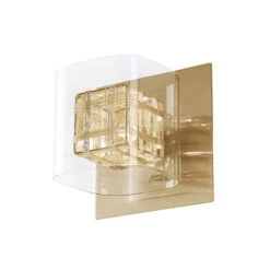 Provence Gold Cube Wall Light