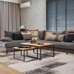 Kuza Lines Beige 160cm X 230cm Rug