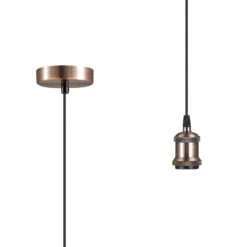 Hipsa 1.5m Antique Copper Pendant Light Cable And Bracket -Housingunits 23c13f42611bfa0e3bf0b3f02baeeb22 1
