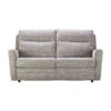 Parker Knoll Chicago Sandstone Grey Fabric Large 2 Seater Sofa