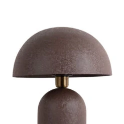 Boaz Large Chocolate Brown Textured Iron Table Lamp -Housingunits 23f7a03cc3fb6b36690de8d8bb341387