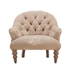 Tetrad Aberlour Beige Patterned Fabric Armchair