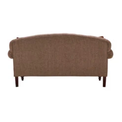 Tetrad Arbroath Brown Tweed Herringbone Fabric Petite Sofa -Housingunits 242620d473a183457102324590d2070d