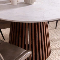 Alani Round Marble Dining Table -Housingunits 242ba00069156d9d9862c879576c7327