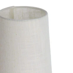 Howie Tall Conical Cream & Dark Wood 42cm Table Lamp -Housingunits 2467359a59cb4e014e2c720bf60baca8