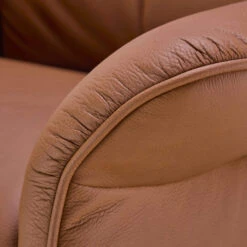 Himolla Loona Large Amber Brown Leather Electric Recliner Chair -Housingunits 254dd463c82195e4b521d3629f1c0c6d