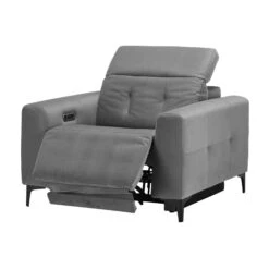 Frascati Misty Grey Fabric Power Recliner Armchair 12 Frascati Misty Grey Fabric Power Recliner Armchair -Housingunits 2578df7c767fc1ad69ef196fdbb5988b