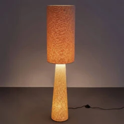 Marleen Beige Boucle 130cm Floor Lamp